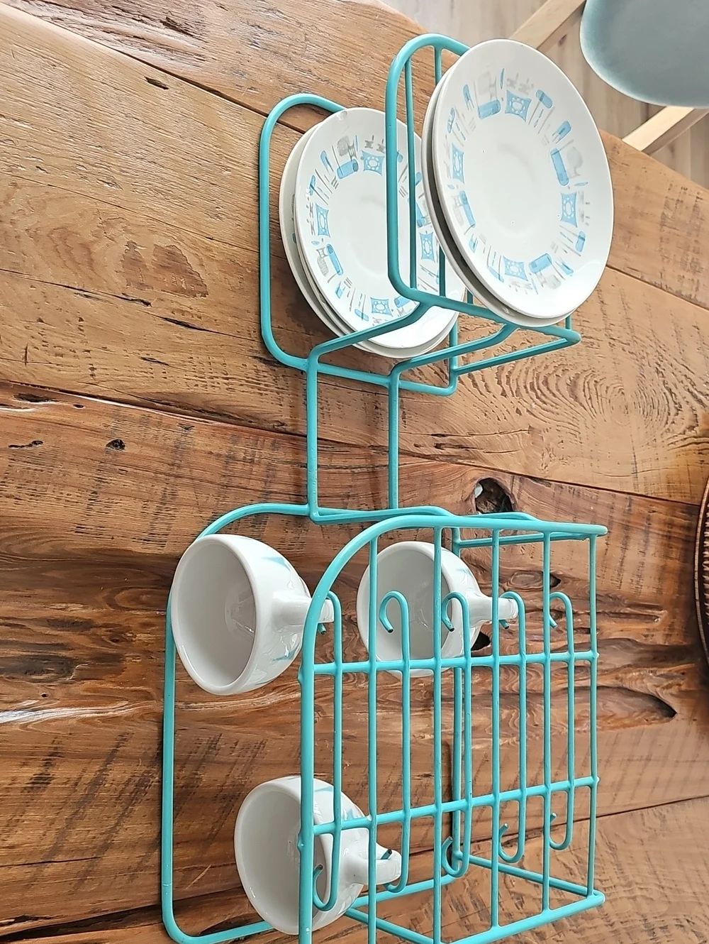 Vintage Rubbermaid Dish Rack Aqua